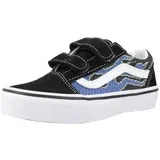 Vans Modne superge OLD SKOOL V PIXEL FLAM Črna