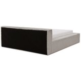 Ropez Siva oblazinjena zakonska postelja s prostorom za shranjevanje z letvenim dnom 180x200 cm Cloe – | Shoptok.si