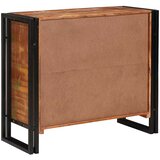  Sideboard s vratima Smeđa Čvrsto drvo reciklirano i metal | shoptok.hr
