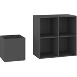 Ormarić za cipele sivi 105 x 35,5 x 70 cm konstruirano drvo | shoptok.hr