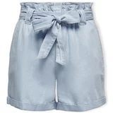 Only Kratke hlače & Bermuda Noos Bea Smilla Shorts - Light Blue Denim Modra