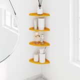  Lebdeća polica s policom s pohranom 4 pcs Žuta 18 x 18 x 2 cm | Eponuda.ba