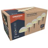Grundig Komplet od 5 RGBW solarnih LED svetiljki, 3,2 V, 600 mAh, IP44 | Eponuda.com