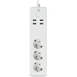 SmartLife Wi-Fi povezljiv napajalni trak s 3 vtičnicami 16A 3680W z USB priključki 1,8 m, (5000310027)