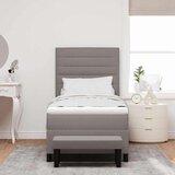 Box vzmetnica s posteljo in klopjo Taupe 90x200 cm Tkanina, (22083279) | Shoptok.si
