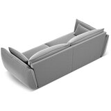 Mazzini Sofas Svetlo siva žametna sedežna garnitura 208 cm Vanda – | Shoptok.si