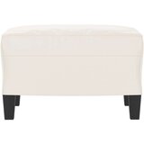 vidaXL Stolček za noge bež 60x50x41 cm tkanina iz mikrovlaken | Shoptok.si