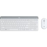 Logitech Tipkovnica Slim Wireless Combo MK470 z miško, bela, brezžična | Shoptok.si