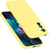 Cadorabo Ohišje združljiv z Motorolo v tekoči rumeni - zaščitni pokrov iz fleksibilnega silikona TPU, (20694358) | Shoptok.si