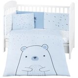 Kikka Boo komplet posteljina za krevetac 6u1 bear blue cene