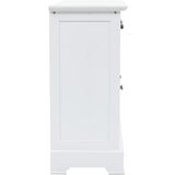  Komoda s 3 vratima MDF i borovina 105 x 35 x 77,5 cm | shoptok.hr