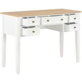 Maison Chic Pisalna miza - pisarniška miza - Računalniška miza iz lesa 109,5x45x77,5 cm bela, (21785499) Cene