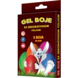 Nepoznato Gel boja sa dekorativnom folijom KGT 5kom + rukavice | ePonuda.com