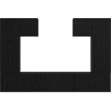vidaXL Komplet TV omaric s polico 7 pcs Črni hrast 180 x 30 x 120 cm | Shoptok.si