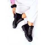 Kesi Leather Trapper Boots Big Star II274363 Black | Eponuda.ba