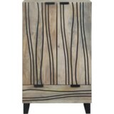 vidaXL Omare in policami za shranjevanje medijev Bela in črna | Shoptok.si