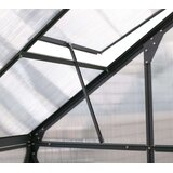 WESTMANN aluminijski staklenik Flora 64 | Antracit | 132x192x202 cm | shoptok.hr