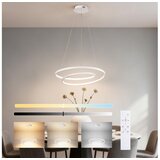 Brilagi-LED luster na sajli TWISTER LED/48W/230V, prigušiva, prečnik 50 cm, bela + daljinski upravljač | Eponuda.com