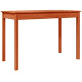  Blagovaonski stol voštano smeđi 110x55x75 cm masivna borovina | shoptok.hr