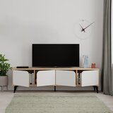 Marckeric Bela/v naravni barvi TV omarica v hrastovem dekorju 180x51 cm Nola – | Shoptok.si
