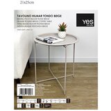 YES EVERYDAY Kovinska okrogla stranska mizica ø 47 cm Hilmar – | Shoptok.si