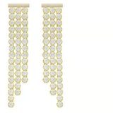 Victoria Cruz eunoia crystal gold mindjuše sa swarovski kristalima ( a4365-07dt ) Cene