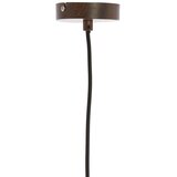 Light & Living Viseča svetilka v barvi terakote s tekstilnim senčilom ø 10 cm Bibury – | Shoptok.si