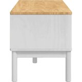  Klupa za hodnik Bijelo 115 x 40 x 45 cm Čvrsto borovo drvo | shoptok.hr