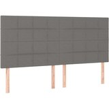  S oprugama i madracem tamnosivi 200 x 200 cm od tkanine | shoptok.hr