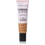 Makeup Revolution Conceal & Define matirajući puder nijansa F12.7NC 23 ml | shoptok.hr