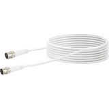 SCHWAIGER antene\, SAT priključni kabel [1x hitri moški konektor F - 1x hitri moški konektor F] 7.50 m 10 dB štirikratno oklopljen bela, (20432328) Cene