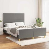  Okvir kreveta bez madraca tamnosivi 140 x 200 cm od tkanine | shoptok.hr