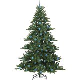 vidaXL Umjetno božićno drvce s nogom with LEDs s stalakom 240cm PVC | shoptok.hr