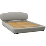 Scandic Svijetlo sivi tapecirani bračni krevet s prostorom za odlaganje s podnicom 180x200 cm Odette – Cijene