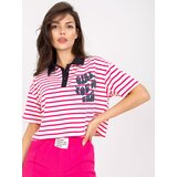 FANCY Blouse-FA-BZ-7785.91P-white-pink | Shoptok.si