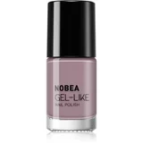 NOBEA Day-to-Day Gel-like Nail Polish lak za nohte z gel učinkom odtenek Thistle purple #N54 6 ml