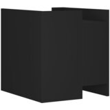  Noćni ormarić crni 45 x 50 x 50 cm od konstruiranog drva | Eponuda.com