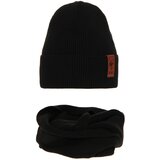AGBO Girl's winter set: hat and tube scarf black Sana | shoptok.hr