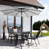  Vrtni suncobran 300 cm svijetlo sivi | shoptok.hr