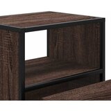 Zidni noćni ormarić smeđi hrast 40x31x39,5 cm | shoptok.hr