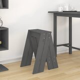  Stolci 2 kom sivi 40x40x60 cm od masivne borovine | Eponuda.com