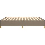  Okvir za krevet bez madraca smeđesivi 160x200 cm od tkanine | shoptok.hr