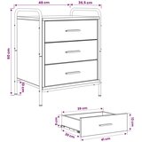  Noćni ormar Hrast sonoma 48 x 36 5 x 60 cm Konstruirano drvo - Hrast sonoma 1 | shoptok.hr