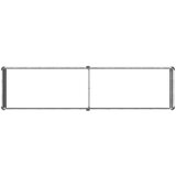  Povišeni vrtni krevet Srebrna 160 x 40 x 24 cm cinkani | shoptok.hr