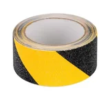 Protizdrsni trak , 0,75 mm x 50 mm x 5 m, črno-rumene barve
