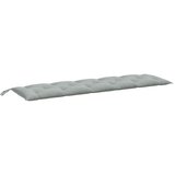  Jastuk za vrtnu klupu prošarano svjetlosivi 180x50x7 cm tkanine | Eponuda.com