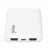 Manhattan prenosna baterija powerbank 10.000 mah manhattan, 2xUSB-A (2,1A in 1A), 1xUSB-C in 1xMicro-USB (2A) 406277 | Shoptok.si