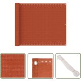  The Living Store Balkonsko platno oranžno 75x400 cm HDPE - Balkonsko Platno, (21743765) | Shoptok.si