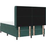  Krevet s opruga kutije Tamnozelena 160 x 200 cm Baršun | shoptok.hr