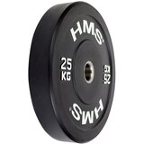  Bbr25 crna olimpijska ploča - branik 25 kg hms | shoptok.hr